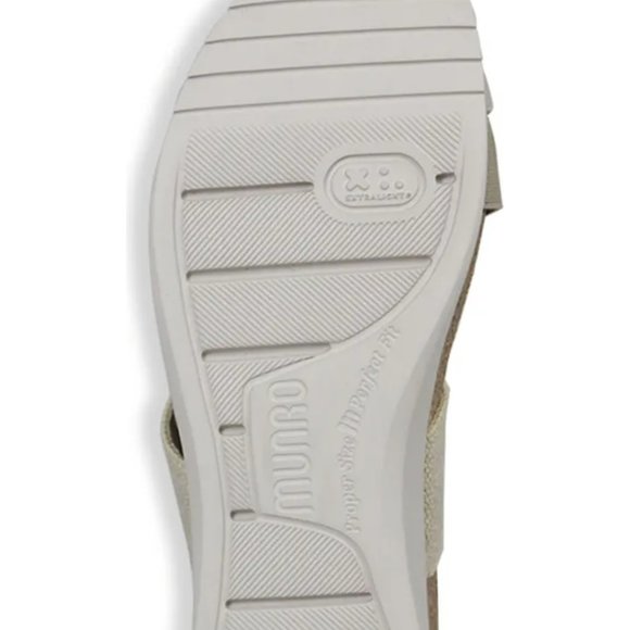 Munro Tan Sandals with Cushioned Footbed - Picture 4 of 14